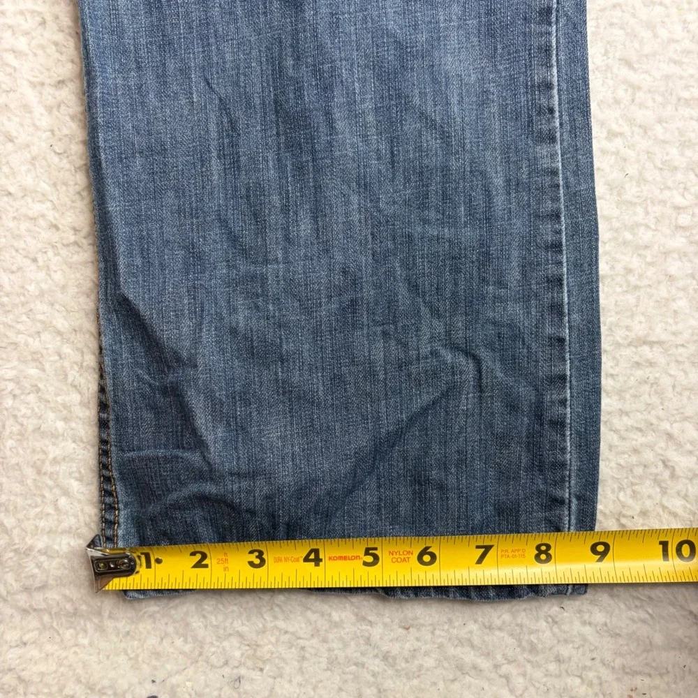 Levis 527 low rise Bootcut Jeans Mens 33x34 (34x33) Blue Denim Y2K Medium Wash